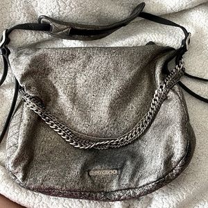 JIMMY CHOO  Authentic—Blake Leather Biker Bag —Very good Condition.